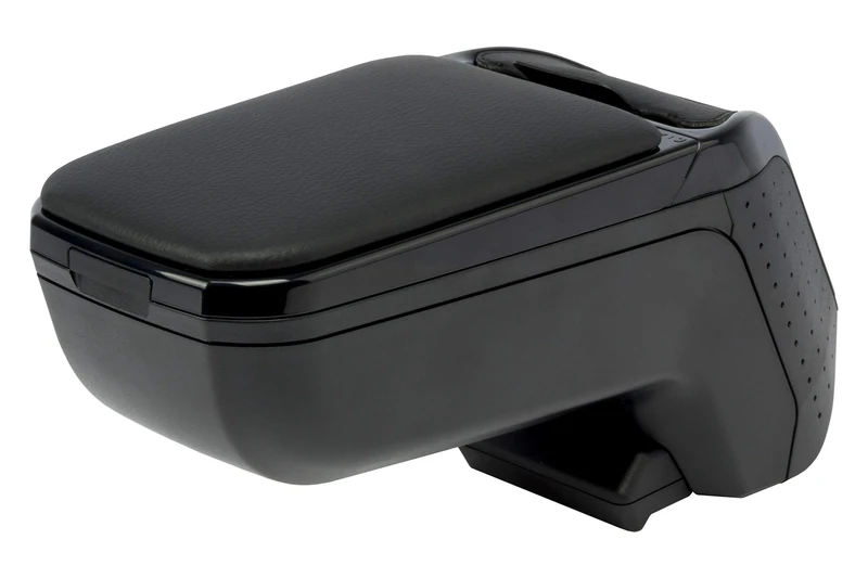 Armster Armrest Specific Armrest Black 2 for Fiat 500 (2016-) With Storage Compartment and Foldable