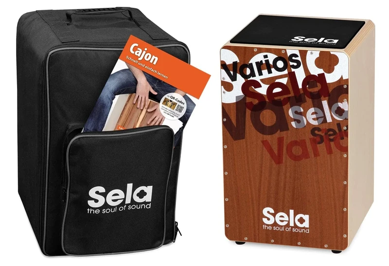 Sela Varios Blue Snare Cajon SE 052 Cajon Bundle Standard standard