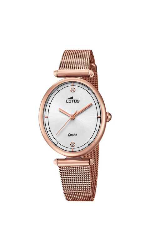 Lotus Watches Womens Quartz Watch, Analogue Classic Display and Stainless Steel Strap 18450/1