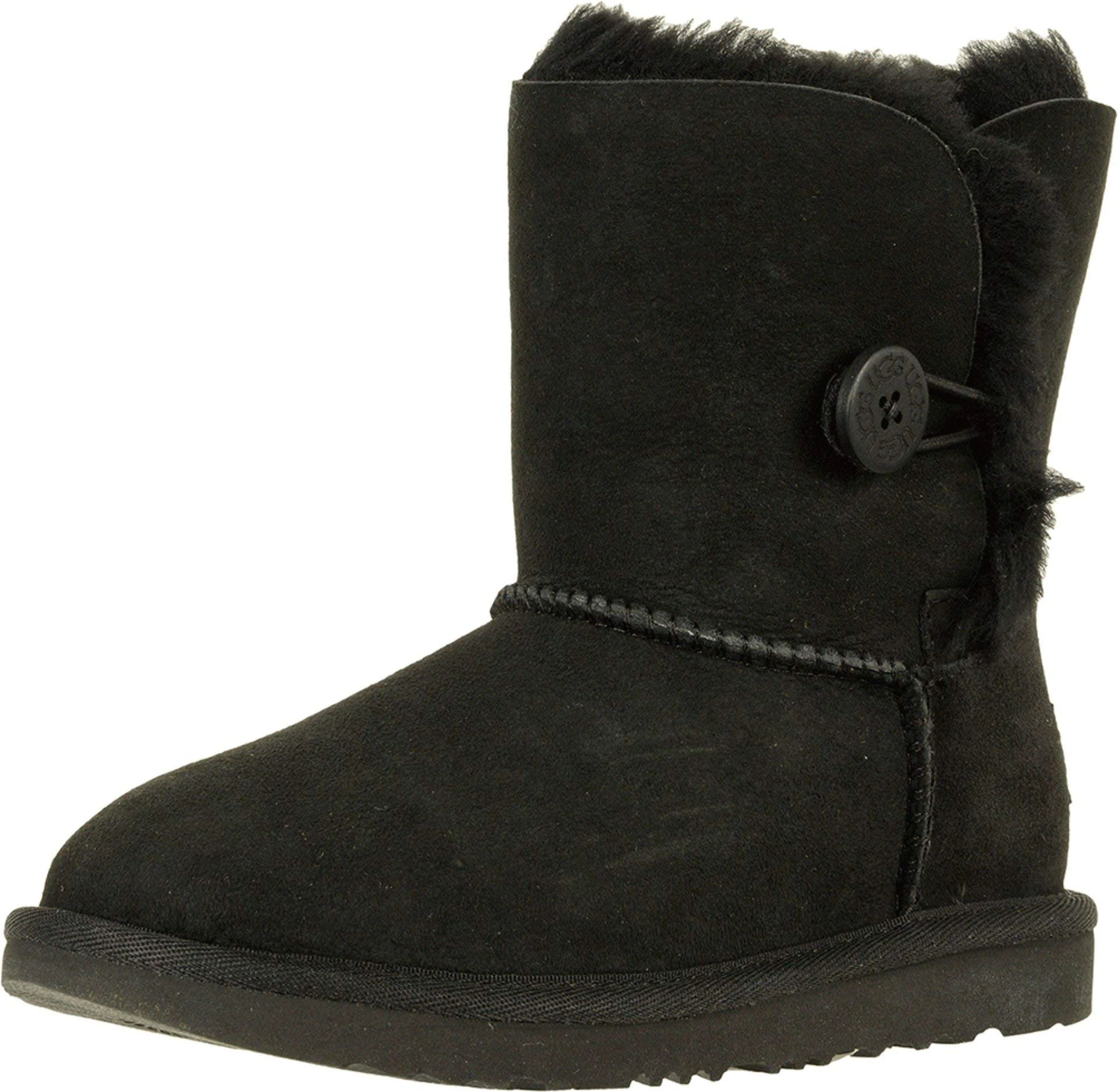 UGG Unisex Kid's Bailey Button Ii Classic Boot, BLACK, 5 UK (22 EU)