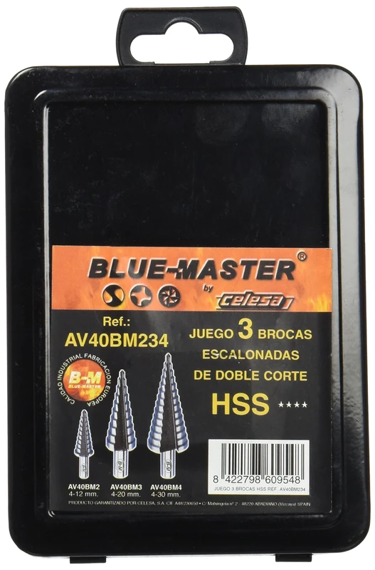 Blue-Master AV40BM234 Case 3 Step Bits, 4-12/4-20/4-30 - Image 1