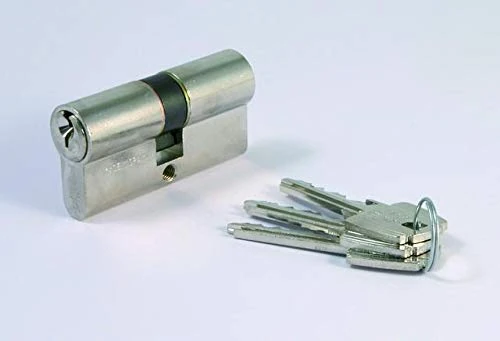 Tesa Assa Abloy 50304080N, Security Cylinder, TE5, Long Lave, Wrench, Nickel, 40 x 80 mm