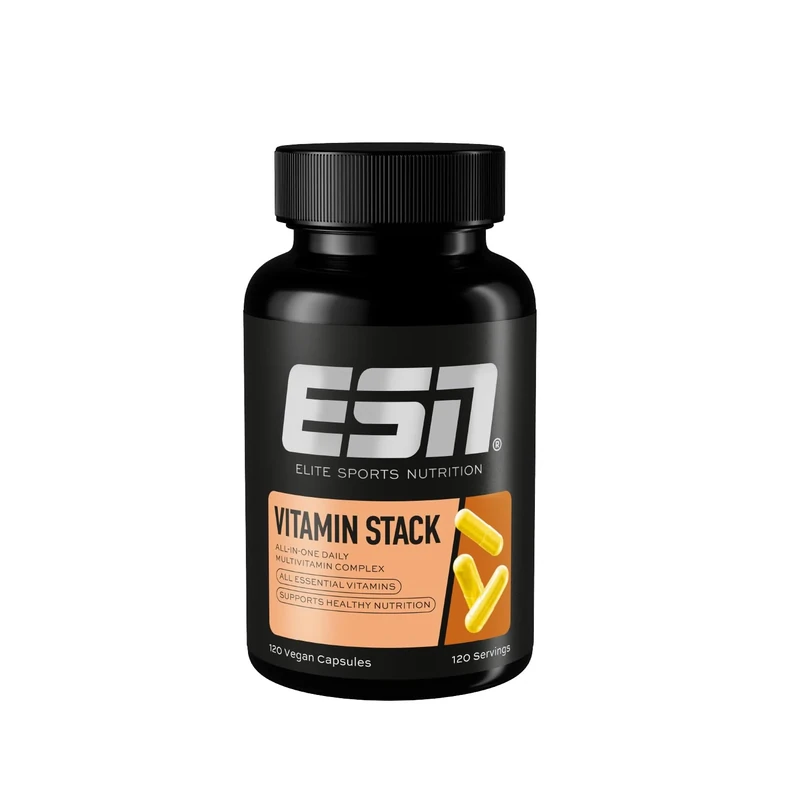 ESN Vitamin Stack - 120 Capsules Multivitamin for Athletes - Image 1