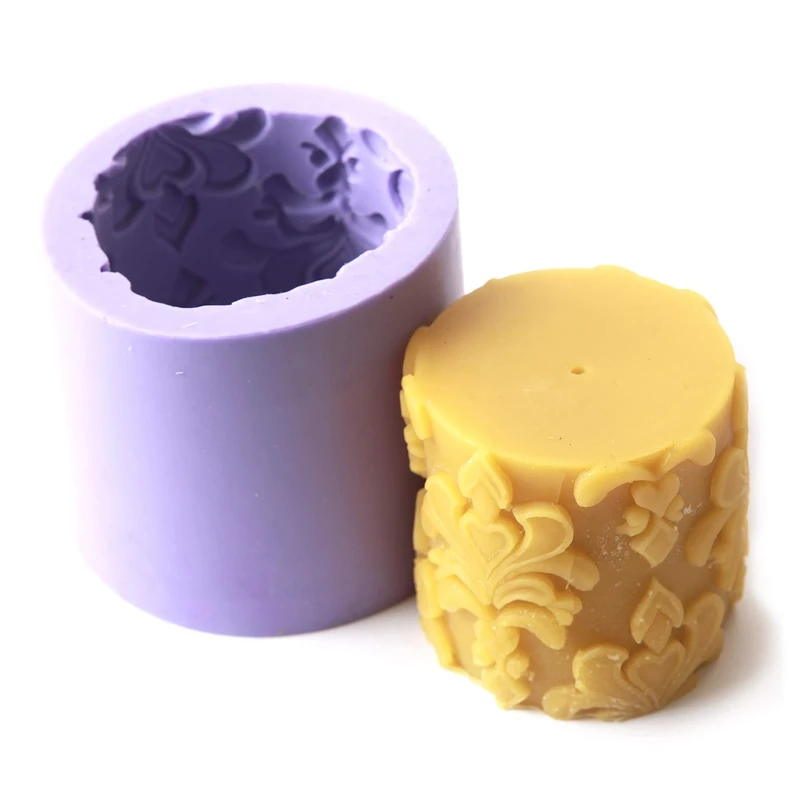 World Of Moulds | Round Cylinder Silicone Mould x 5