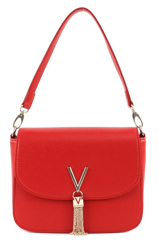 Valentino by Mario Valentino Womens Divina Satchel Red (Rosso)