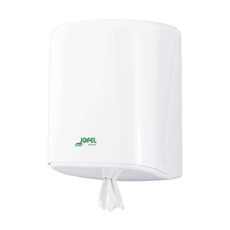 Jofel ag40700 Paper Dispenser Wick Azur (Box), ABS White Antibacterial