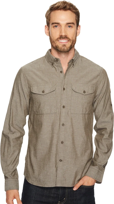 Fjällräven Övik Chambray Men's Shirt, Men, Övik Chambray Shirt, tarmac, XXL - Image 1