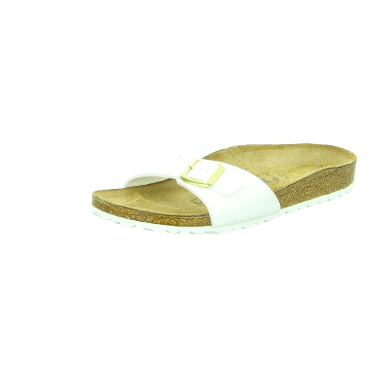 Birkenstock Madrid, Women’s Mules, White (Weiss Lack), 8 UK (42 EU) - Image 1