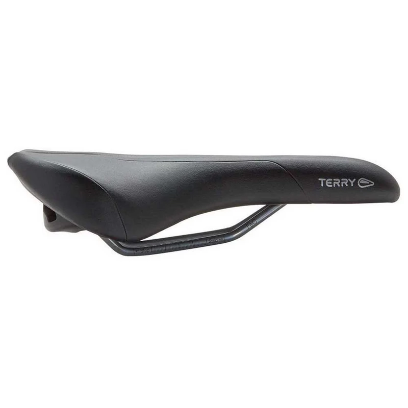 Terry Figura GT 423 006 16 Men's Saddle with CrMo Frame and WeatherMax Dura Silk Outer Material in Black, Seat Width: 9 cm - 12 cm
