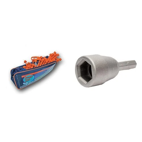 Peggy Peg Screw-in Peg StartKit and Hammer and Tools Adaptor tool bundle - Image 1