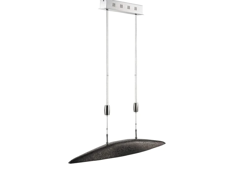 Fischer & Honsel Pendant Light, Metal, Dark Brown/Aluminium/Matte Nickel