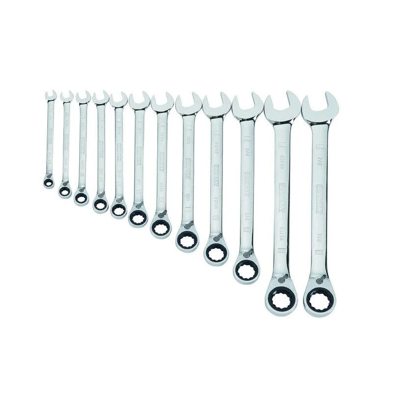 DEWALT 12PC MM Ratcheting Wrench Set