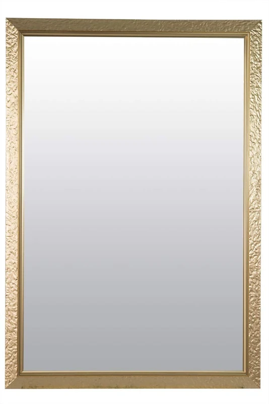 Gold Mottled Effect Wall Mounted Mirror 3Ft4 X 2Ft4 102cm x 72cm