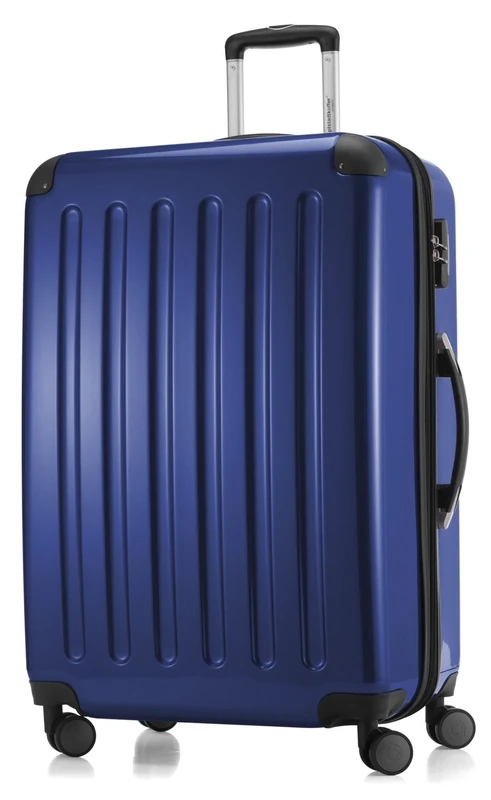 HAUPTSTADTKOFFER - Alex - Luggage Suitcase Hardside Spinner Trolley Expandable 28", Darkblue