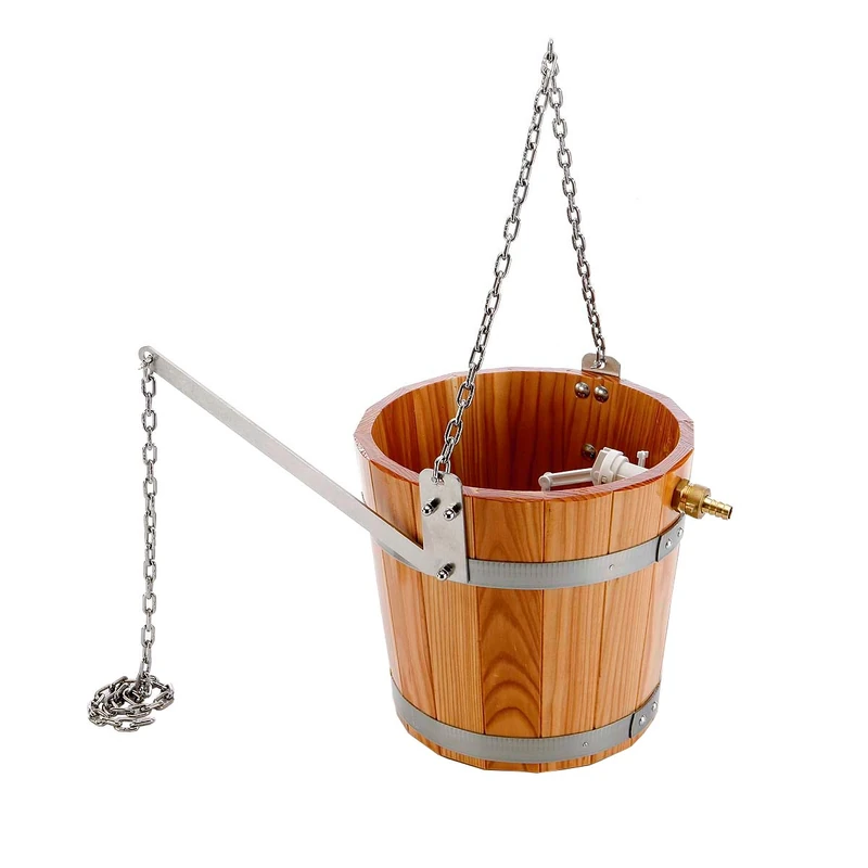 eliga Wooden Bucket with Chain