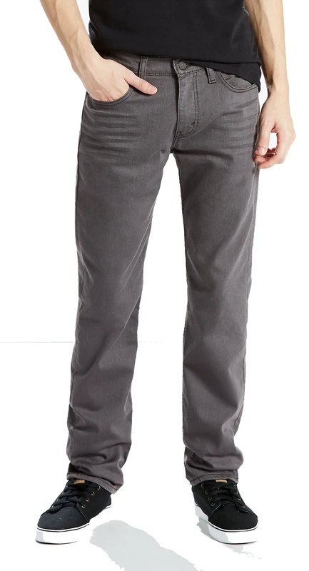 Levi's Men's 511 Slim Fit Jeans, Grey-Black 3D-Stretch, 28W / 32L