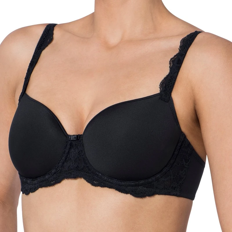 Triumph Women's Amourette Charm WP, Wired Padded Bra, BLACK