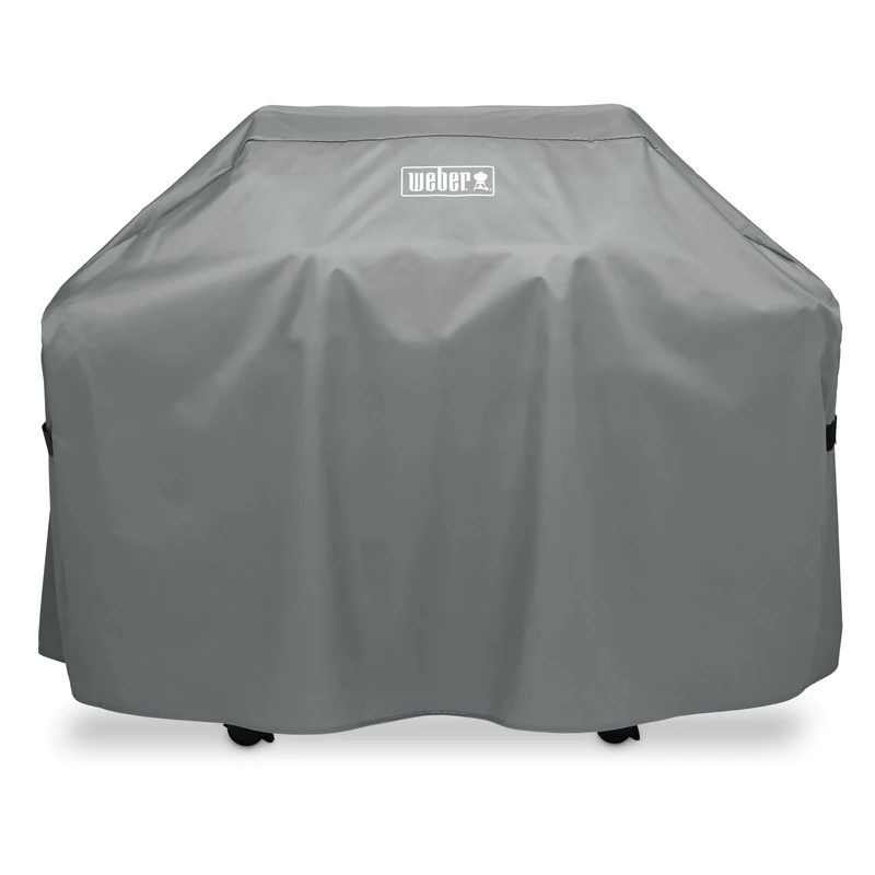 Weber Premium BBQ Cover/For Spirit and Genesis 300 Series Gas Barbecues, Lightweight Weather-Resistant Fabric with Fastening Straps for Durable Outdoor Protection