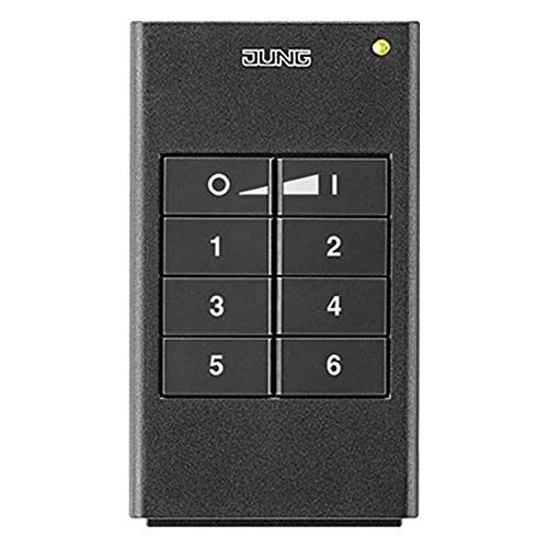 Jung ZLL HS 4 ZigBee Wireless Hand-Held Transmitter 4-Way Anthracite - Image 1