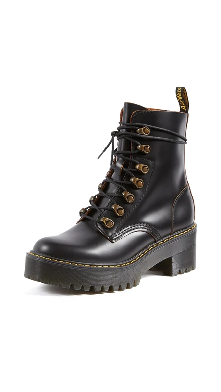 Dr. Martens 1460 Women's Leona Vintage Smooth Boots, Black, 9UK, 43EU
