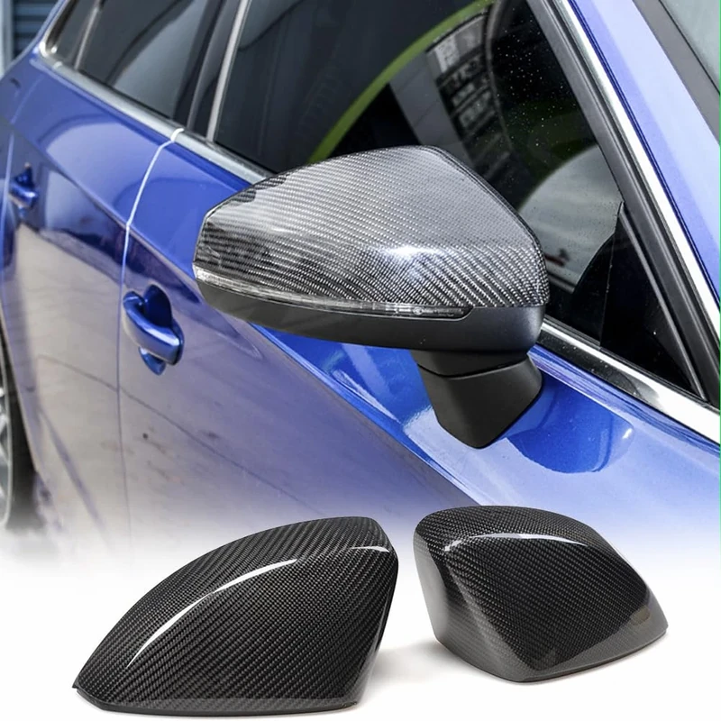JCSPORTLINE JC-XP1072 Replacement Rearview Mirror Covers Carbon Fiber Body Kits