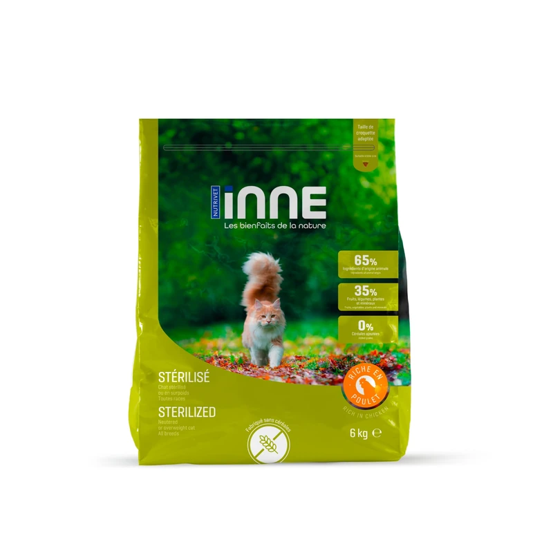 Nutrivet Inne Food for Sterilised Cats - 1.5 kg Bag