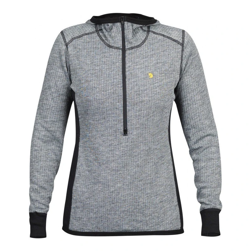 Fjällräven F89871-020 Bergtagen Woolterry Hoodie, Women, Grey, S
