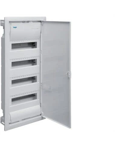 Hager Golf vh Series - Hollow Wall Mount Golf vh 4 Rows 48 Modules Door White