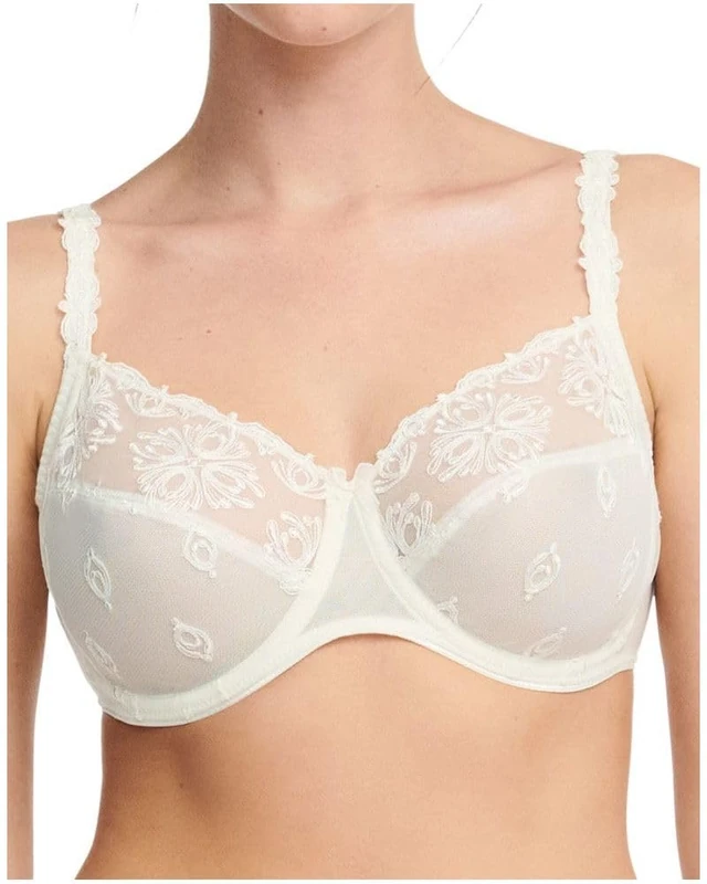Chantelle Women's, Champs Elysees, Very Covering Underwired Bra, Women's Lingerie, Off-White (Elfenbein 35), 36E