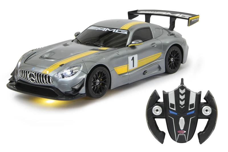 Jamara 410028 1:14 "Grey Mercedes AMG GT3 Transformable 2.4GHz Model