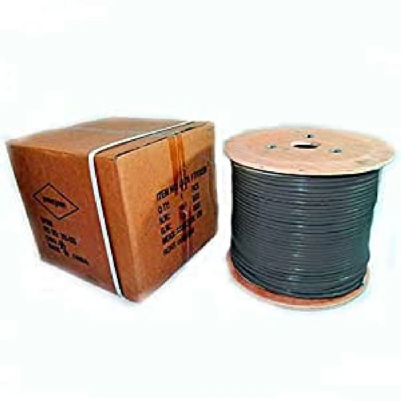 Powergreen CAB-06305-HQBEX – Cable Coil Utp Cat6 Outdoor (Rigid, 23 Awg, Pass Test Fluke) 305 m, White - Image 1