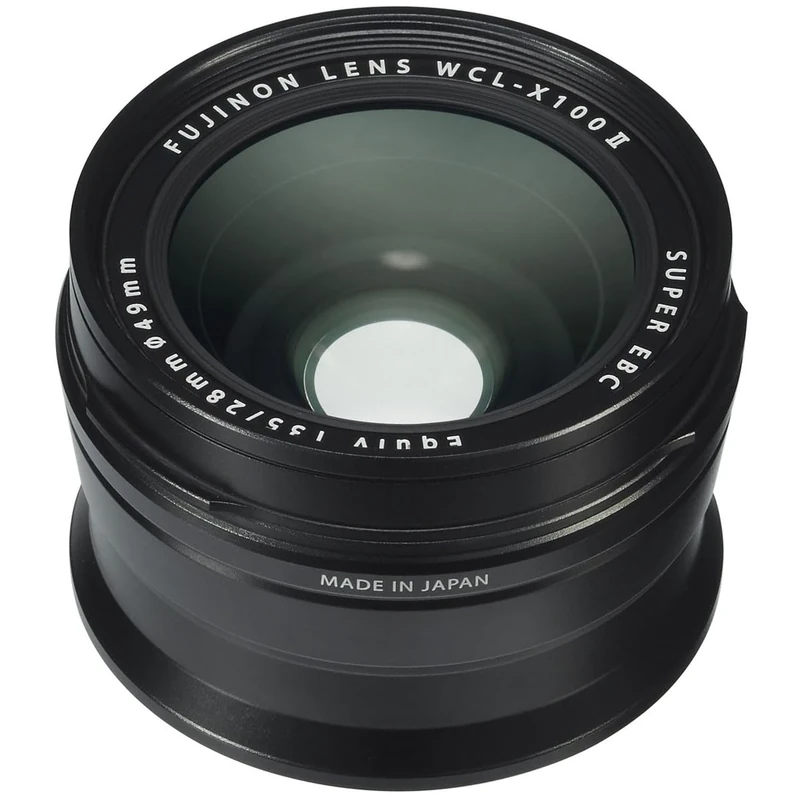 Fujifilm Fujinon Wide Conversion Lens for X100 Series Camera, Black (WCL-X100 B II)