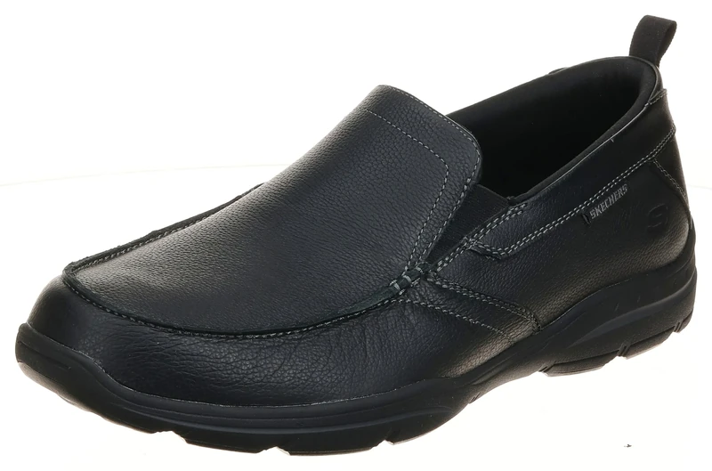 Skechers Men's Harper-Forde Loafer, Black Black Blk, 9 UK