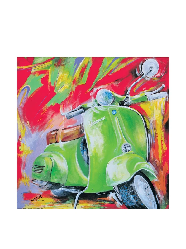 Artopweb Colle Vespa II Decorative Panel, Wood, Multi-Colour, 100 x 1.8 x 100 cm