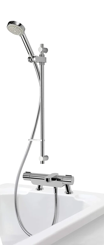 Aqualisa MD220BSM Midas 220 bath shower mixer with adjustable head, Chrome ,19.5 cm*12.0 cm*27.5 cm