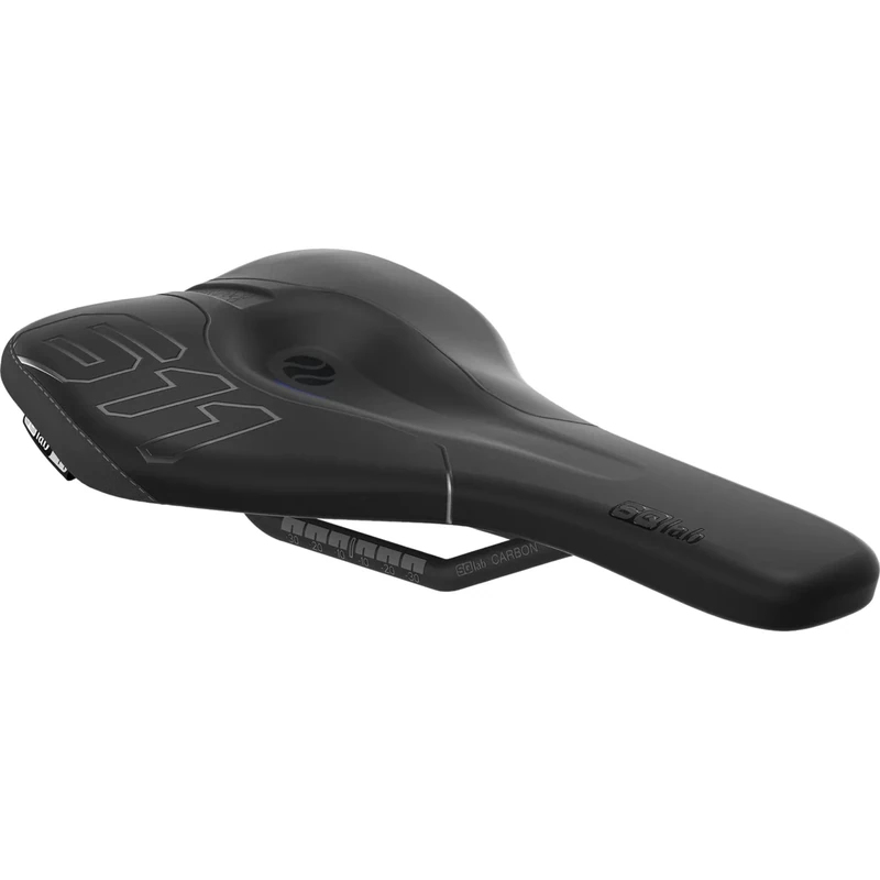 SQlab Unisex 611 Ergowave Carbon Bicycle Saddle, Black, 13 cm EU