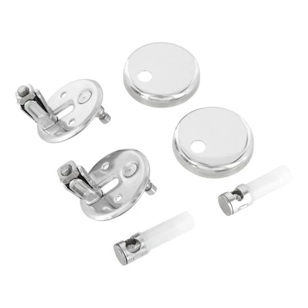 Ideal Standard - Multi Suites, Cantica Series Toilet Seat Hinges Set in Stainless Steel, T2062BJ, Chrome