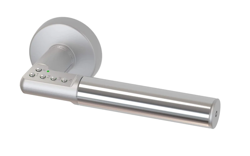 Assa Abloy Code MCHDR800CM Right-Hand Door Handle, Silver
