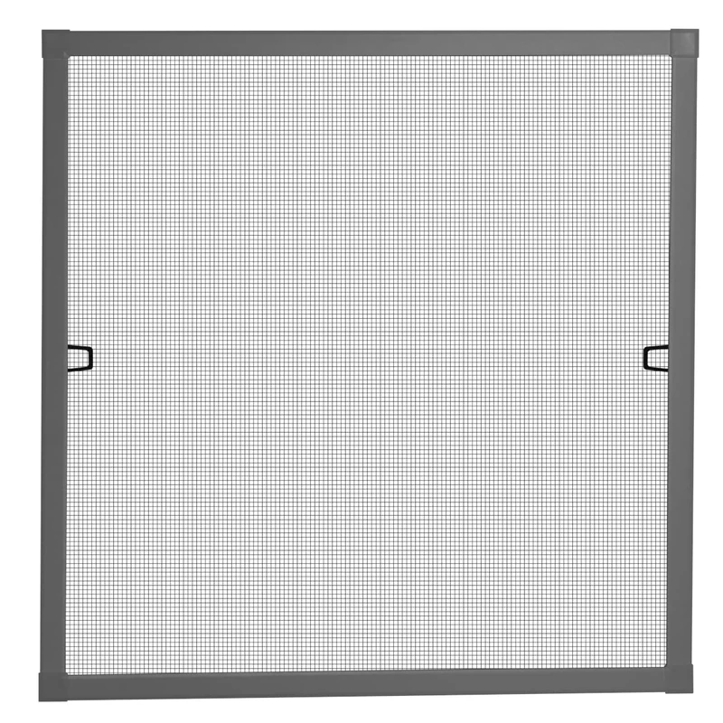 Schellenberg 70031 Insect Screen Window Fly Screen with Frame 100 x 120 cm in Anthrazit, 1 Piece - Image 1