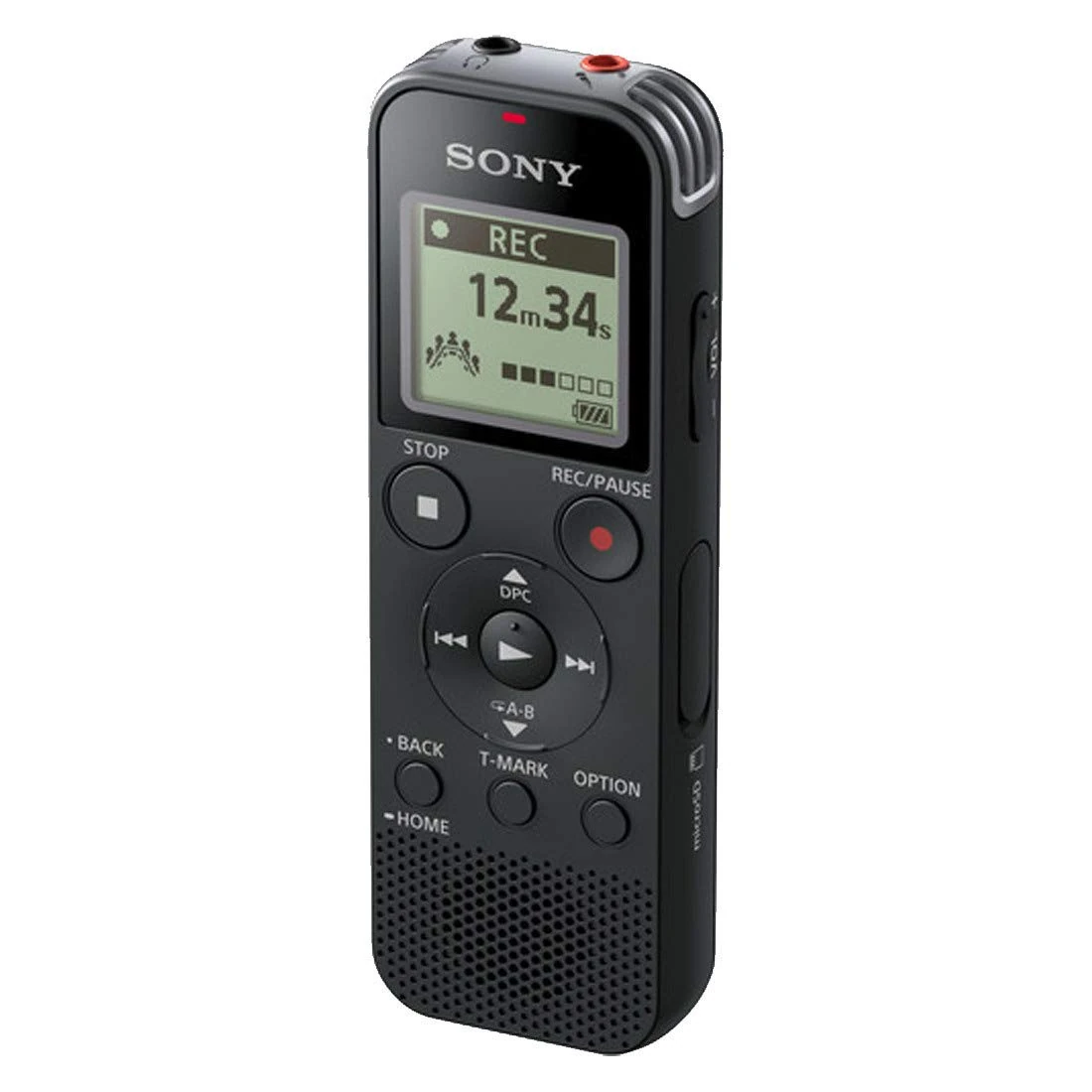Sony ICD-PX470 Digital Wide-Stereo MP3 Voice Recorder with S-Microphone, Built-In USB, 4 GB Memory, SD Memory Slot and 55 Hours Recording