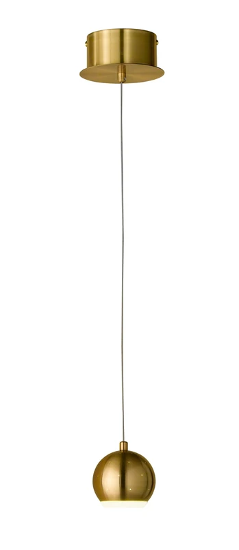 Honsel Pendant lamp, Metal, 4.3 W, Bronzefarbig