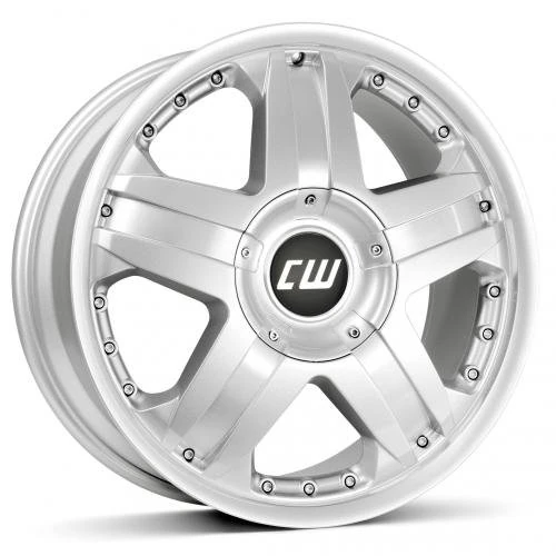 Borbet CWB 8 x 18 ET 40 Bolt Circle 6 x 139.7 Hub Centering 92.2 CWB 80840139.7692.2KS, Crystal Silver