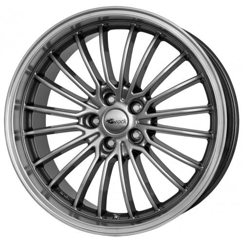 Brock B24GP 10.5 x 20 ET 45 Bolt Circle 5 x 130 Hub Centering 71.6 580070729, Chrome Silver Horn-Polished