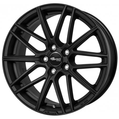Brock B34 8.5 x 19 ET 30 Bolt Circle 5 x 112 Hub Centering 66.6 580071205, Black-Matt Painted