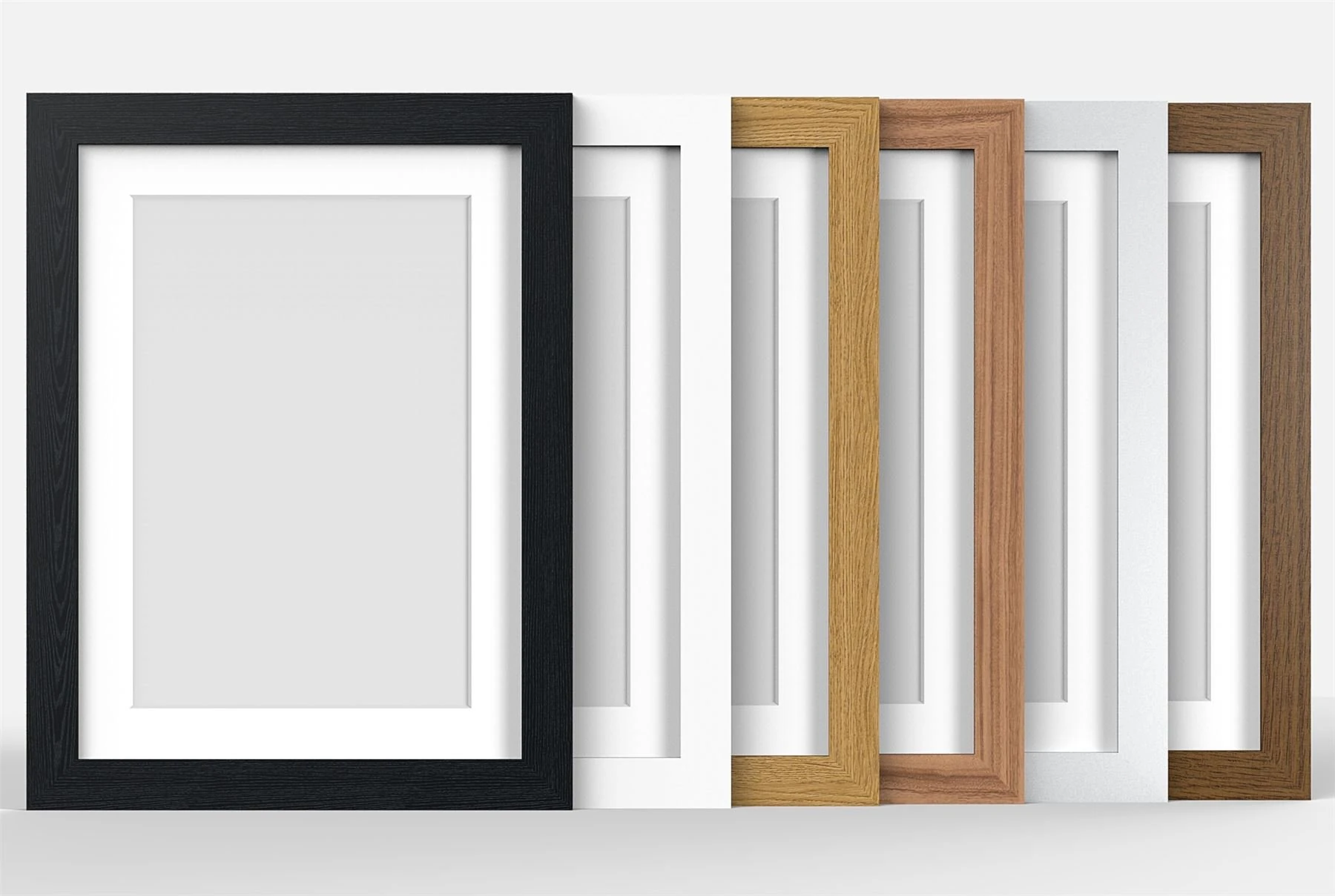 20X16 BLACK MODERN PHOTO PICTURE POSTER FRAME BLACK 14X11 MOUNT