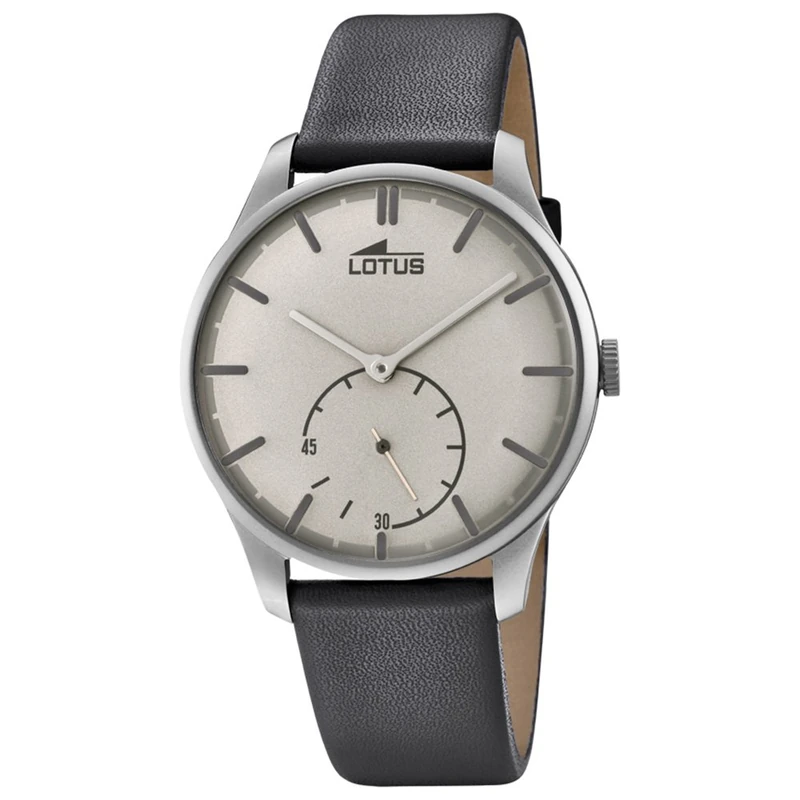 Lotus Mens Quartz Watch, Analogue Classic Display and Leather Strap 18358/1