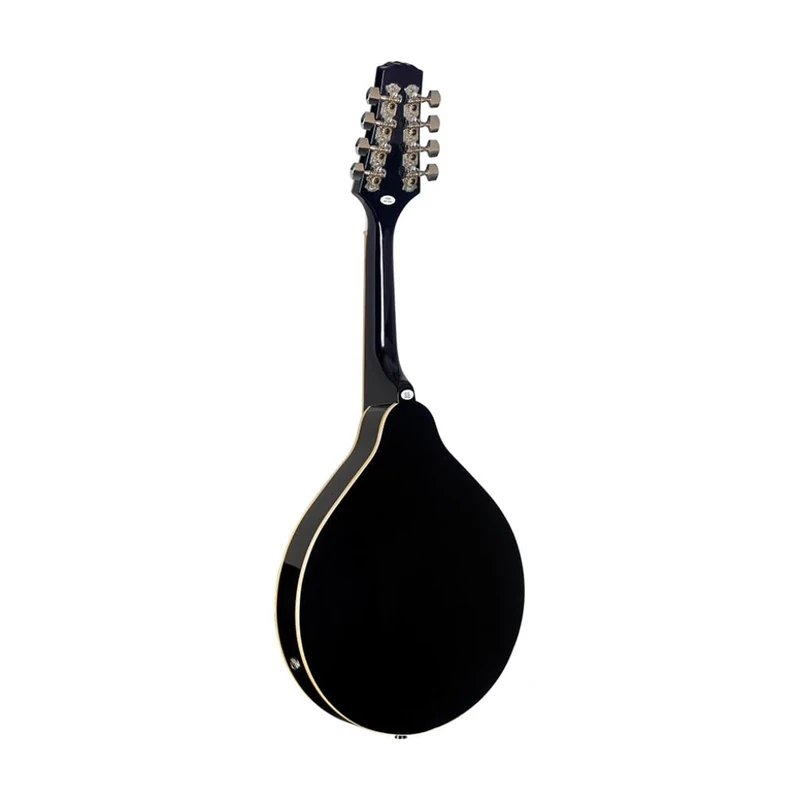STAGG M50 E BLK Acoustic-Electric Bluegrass Mandolin with Nato Top, Black