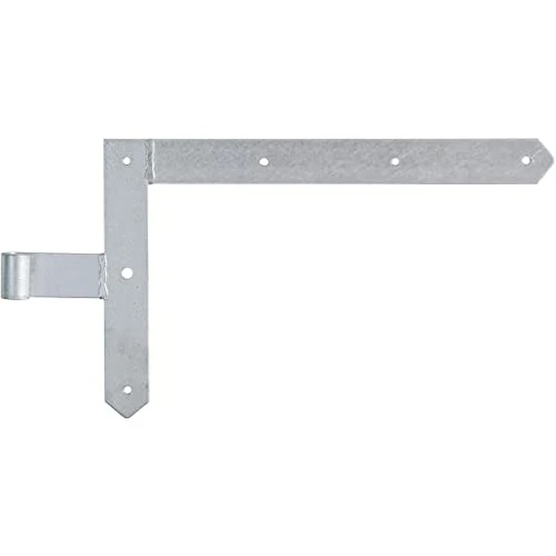 Gah-Alberts 313166 Door Elbow Bracket for Framed Doors Straight with Pointed Tip Hot-Dip Galvanised – Roll Diameter 13 mm/250 x 400 mm