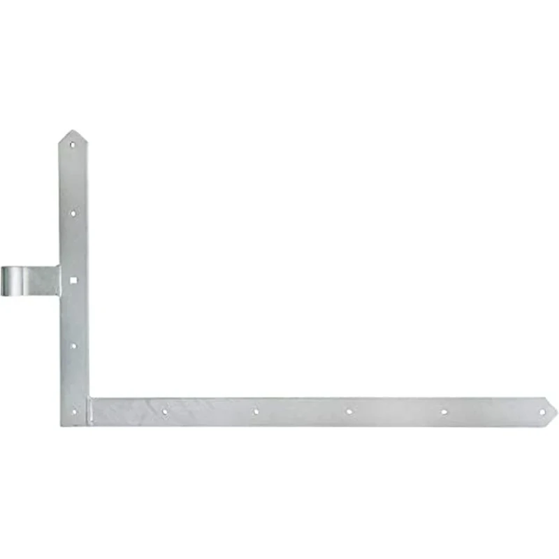 Gah-Alberts 312978 Door Elbow Bracket for Garage Doors Straight with Pointed Tip – Lower Roller Diameter 20 mm/600 x 1000 mm Hot-Dip Galvanised