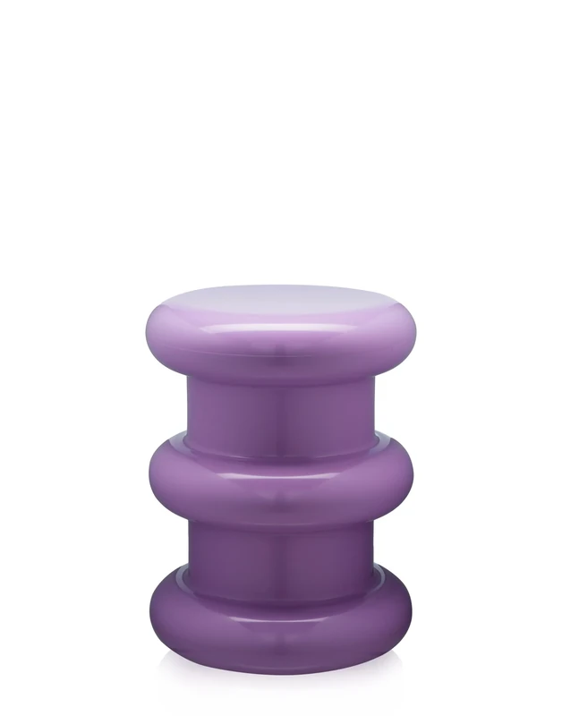 Kartell Sottsass Pilastro 30 Pink Stool - 35x35x46cm - Image 1